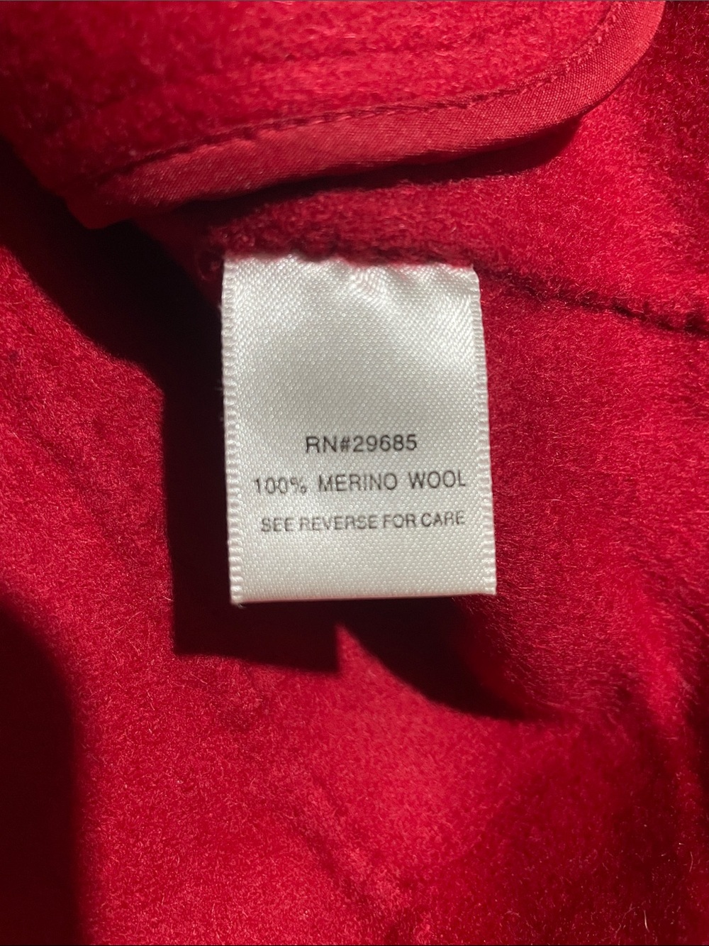 Pendleton Red Wool Button-Up Blazer - Picture 3 of 5